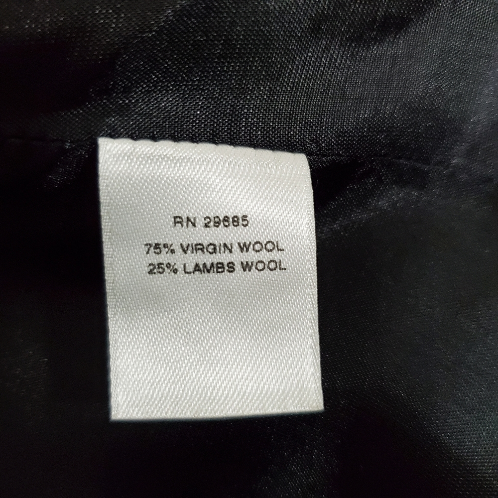 Pendleton Buttoned Wool Black/Gray Women's Jacket - image 5